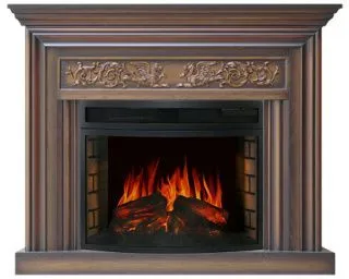 Каминокомплект портала Monferrato FS25 с электрокамином Royal Flame Dioramic 25 LED FX