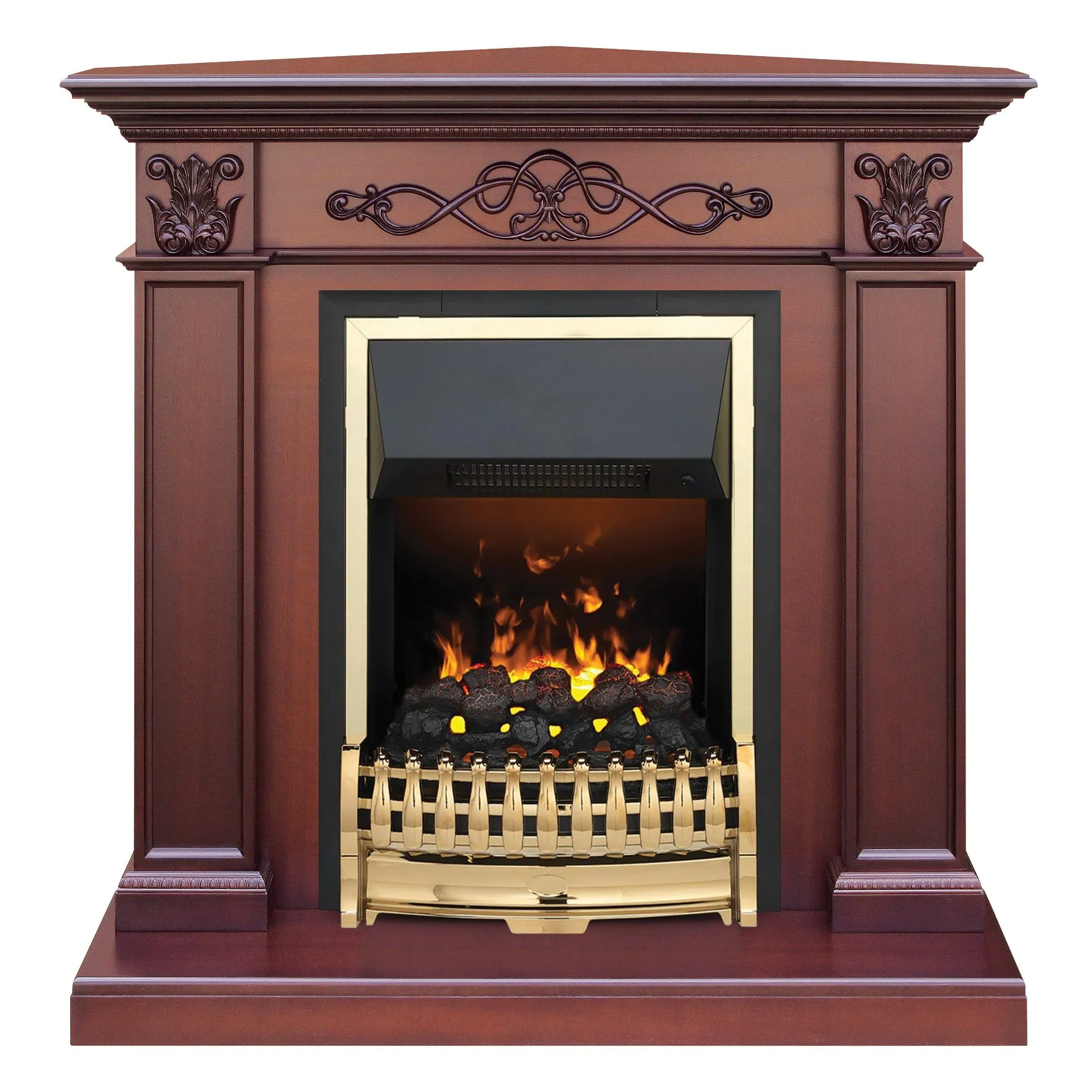 Каминокомплект Verona Corner STD-ASP с электрокамином Dimplex Atherton