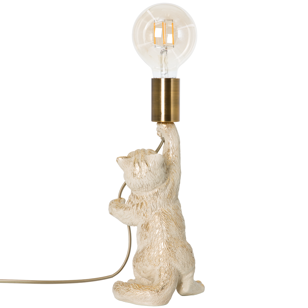 Светильник бытовой Bogacho "Кот Люмен" Айвори