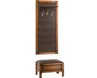 Вешалка настенная Bogacho "Лотос-Комби" 6/3П