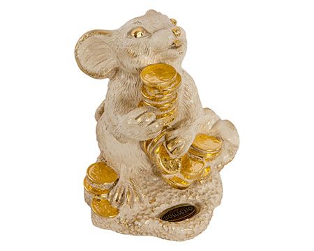 Скульптура Bogacho "Денежная мышка"