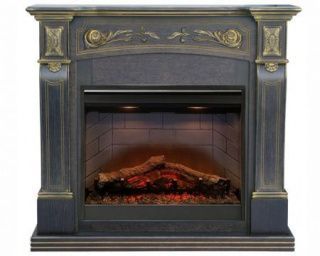 Каминокомплект портала Turin MB/JUP/SYM26 с электрокамином Dimplex Symphony 26 (DF2608-INT)