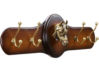 Вешалка настенная Bogacho "Каприоль 2" (с 4-мя крючками)