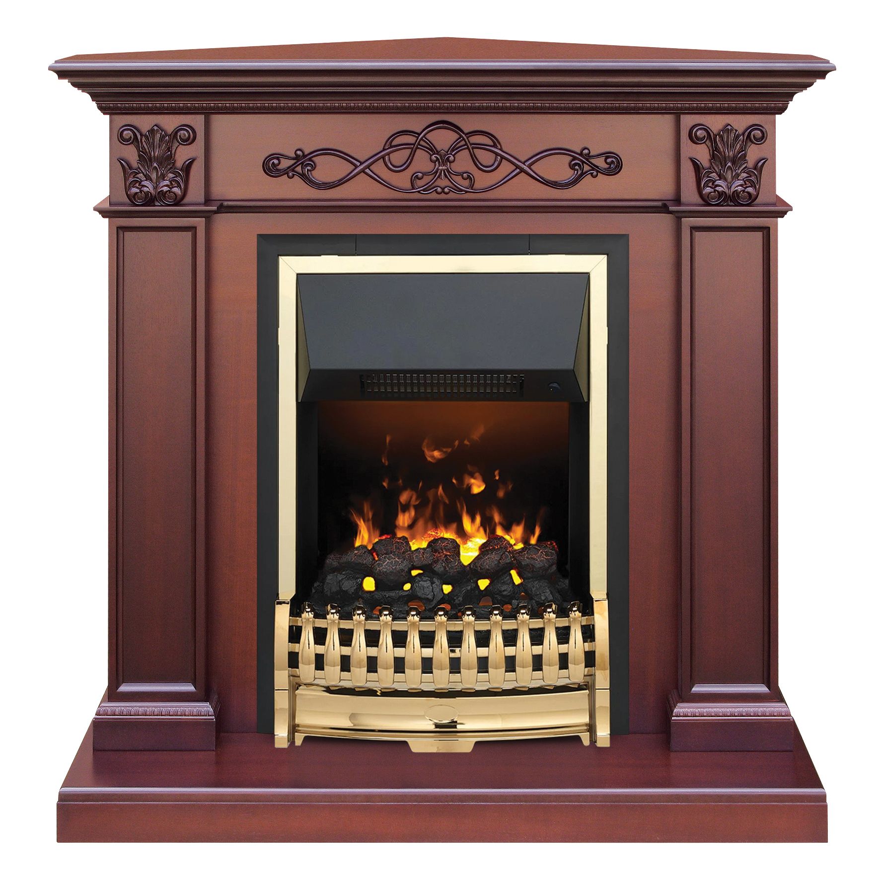 Каминокомплект Verona Corner STD-ASP с электрокамином Dimplex Atherton