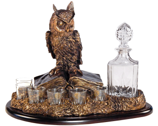 Набор посуды Bogacho "Ученый филин"