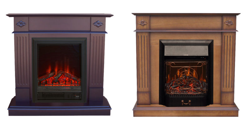 Каминокомплекты из дерева