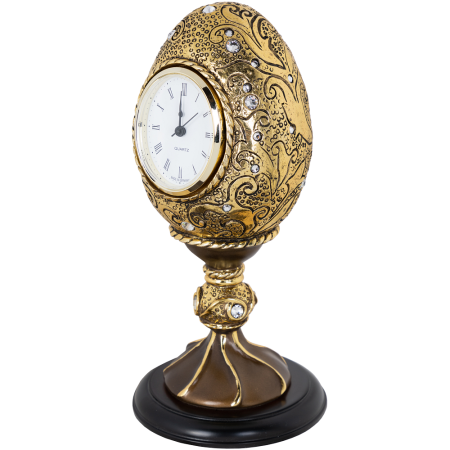Часы настольные Bogacho "Наследие Фаберже" Золото