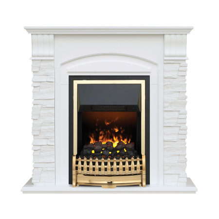 Каминокомплект портала Alioth New STD-ASP с электрокамином Dimplex Atherton