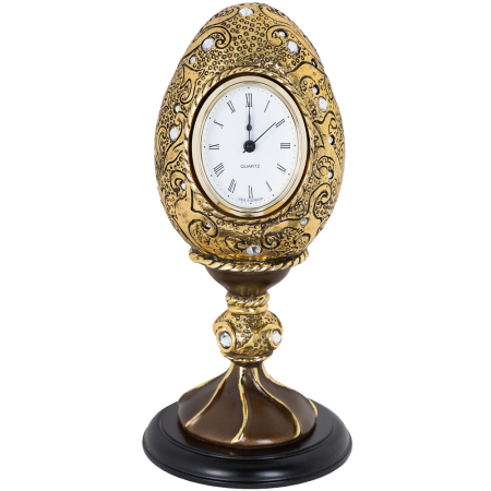 Часы настольные Bogacho "Наследие Фаберже" Золото