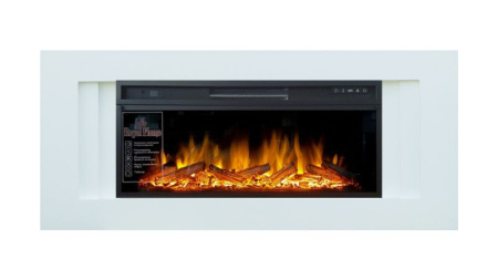 Каминокомплект портал Line V42 с электрокамином Royal Flame Vision 42 LOG LED