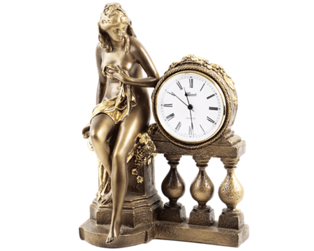 Каминные часы Bogacho "Купальщица"