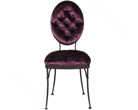 Стул кованый "Аделаида"(Шоколад Амбер/ ТК/ Rich-bordo)