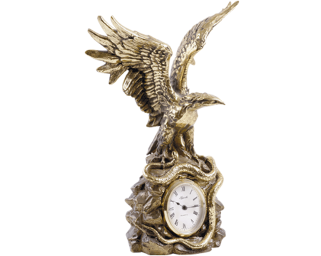 Каминные часы Bogacho "Орел на скале"