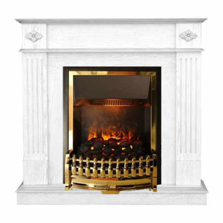 Каминокомплект портал Brighton Corner STD-ASP с электрокамином Dimplex Atherton