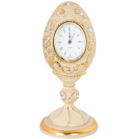Часы настольные Bogacho "Наследие Фаберже" Айвори