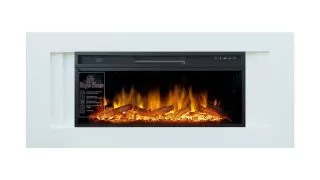 Каминокомплект портал Line V42 с электрокамином Royal Flame Vision 42 LOG LED