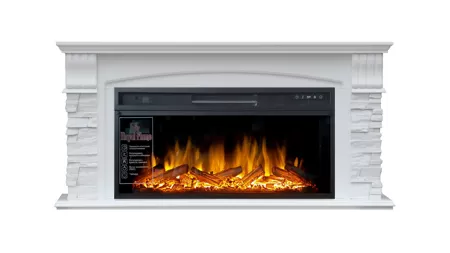 Каминокомплект Alioth V42 с электрокамином Royal Flame Vision 42 LOG LED