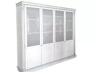 Шкаф четырехстворчатый CARDINAL из МДФ с покрытием из натурального шпона купить в интернет-магазине от производителя