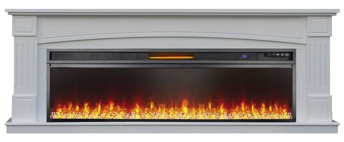 Каминокомплект Boston V60 с электрокамином Royal Flame Vision 60 LED