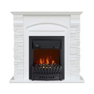 Каминокомплект портала Alioth New STD-ASP с электрокамином Royal Flame Aspen Black