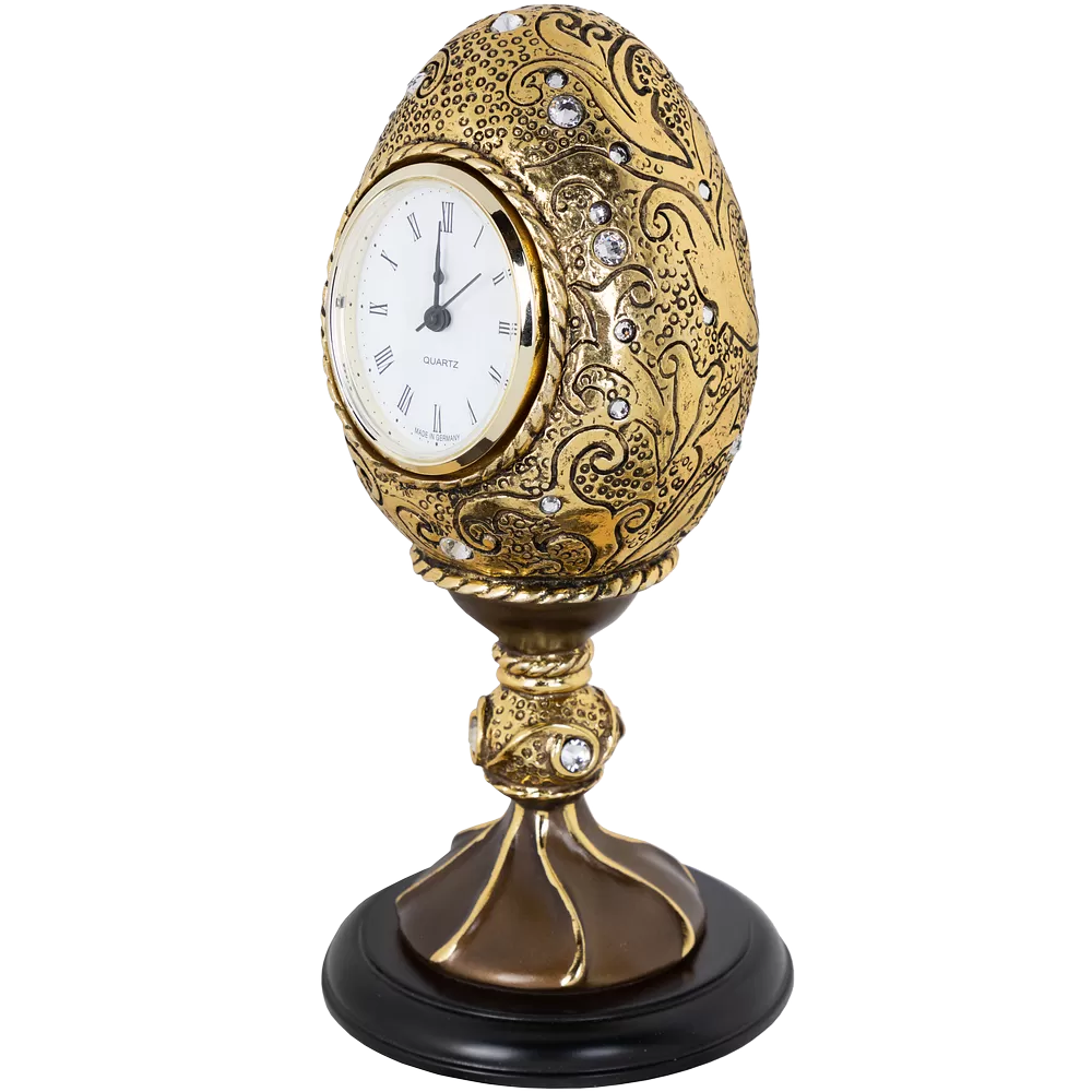 Часы настольные Bogacho "Наследие Фаберже" Золото