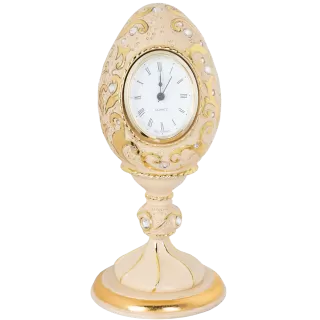 Часы настольные Bogacho "Наследие Фаберже" Айвори