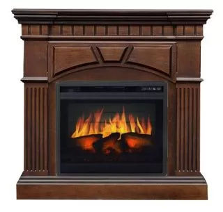 Каминокомплект портала York V23 с электрокамином Royal Flame Vision 23 EF LED 3D FX