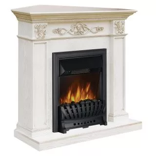 Каминокомплект портал Verona Corner STD-ASP с электрокамином Royal Flame Aspen Black