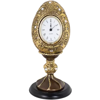 Часы настольные Bogacho "Наследие Фаберже" Золото