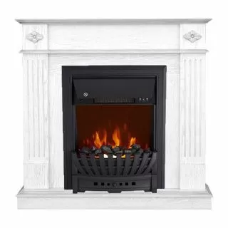 Каминокомплект портал Brighton Corner STD-ASP с электрокамином Royal Flame Aspen Black