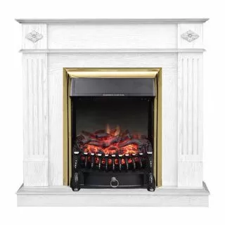 Каминокомплект портал Brighton Corner STD-ASP с электрокамином RealFlame Fobos-S Lux BR