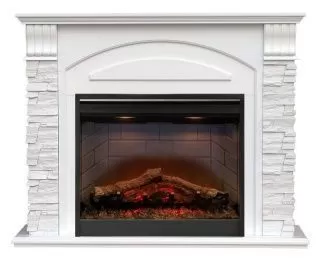 Каминокомплект портала Alioth New MB/JUP/SYM26 с электрокамином Dimplex Symphony 26 (DF2608-INT)