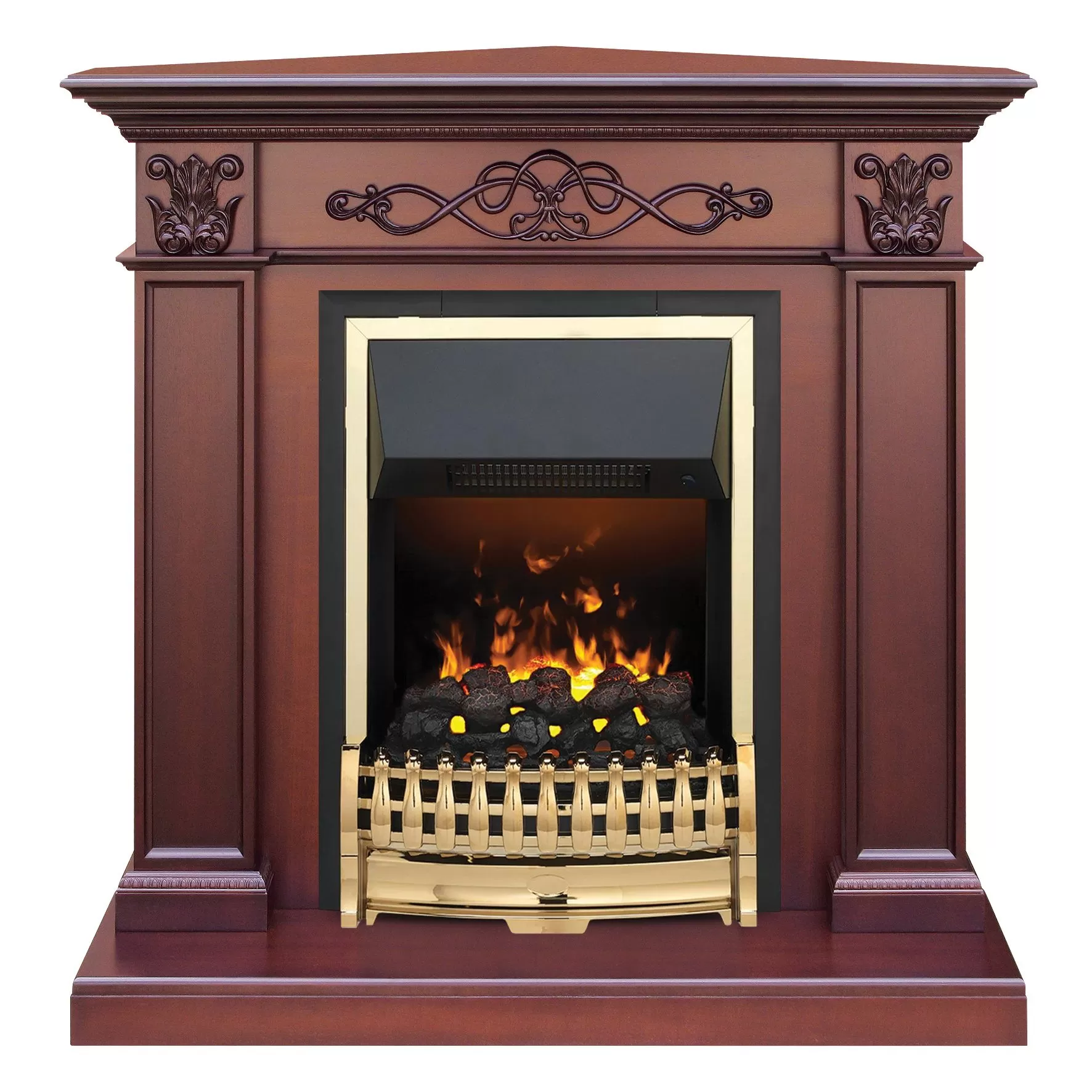 Каминокомплект Verona Corner STD-ASP с электрокамином Dimplex Atherton