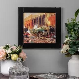 Картина в раме Bogacho "Ретро поезда 1"