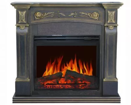 Каминокомплект Turin MB/JUP/SYM26 с электрокамином Royal Flame Jupiter FX N Black