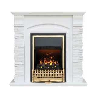 Каминокомплект портала Alioth New STD-ASP с электрокамином Dimplex Atherton